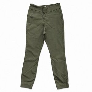 Camber & Grace Womens Small Olive Green Pull On Slim Leg Stretch Twill Pants